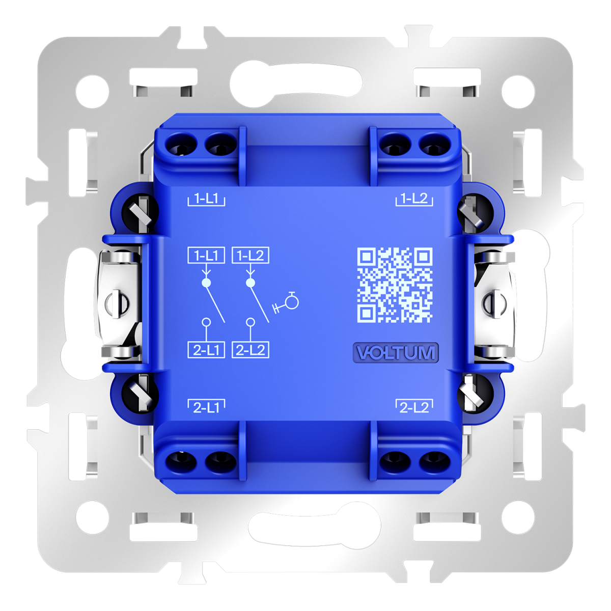 Механизм выключателя с самовозвратом двухклавишного 10А Voltum S70 VLS0206M в #REGION_NAME_DECLINE_PP#