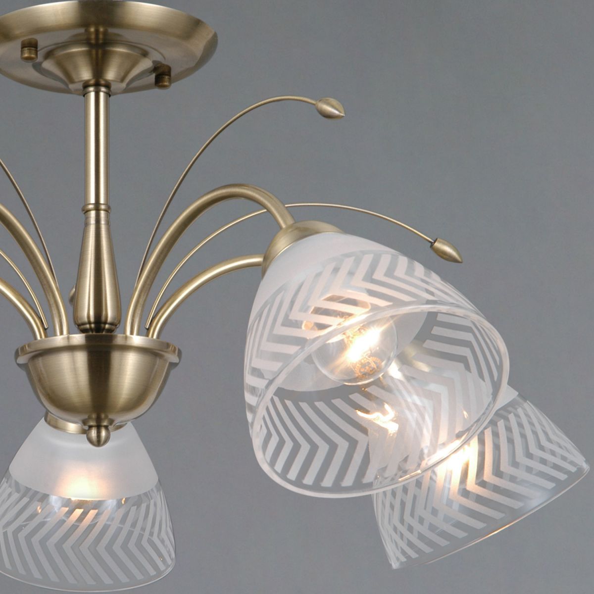 Люстра на штанге Illumico IL0594-5CSQ-25 AB AREZZO в Санкт-Петербурге