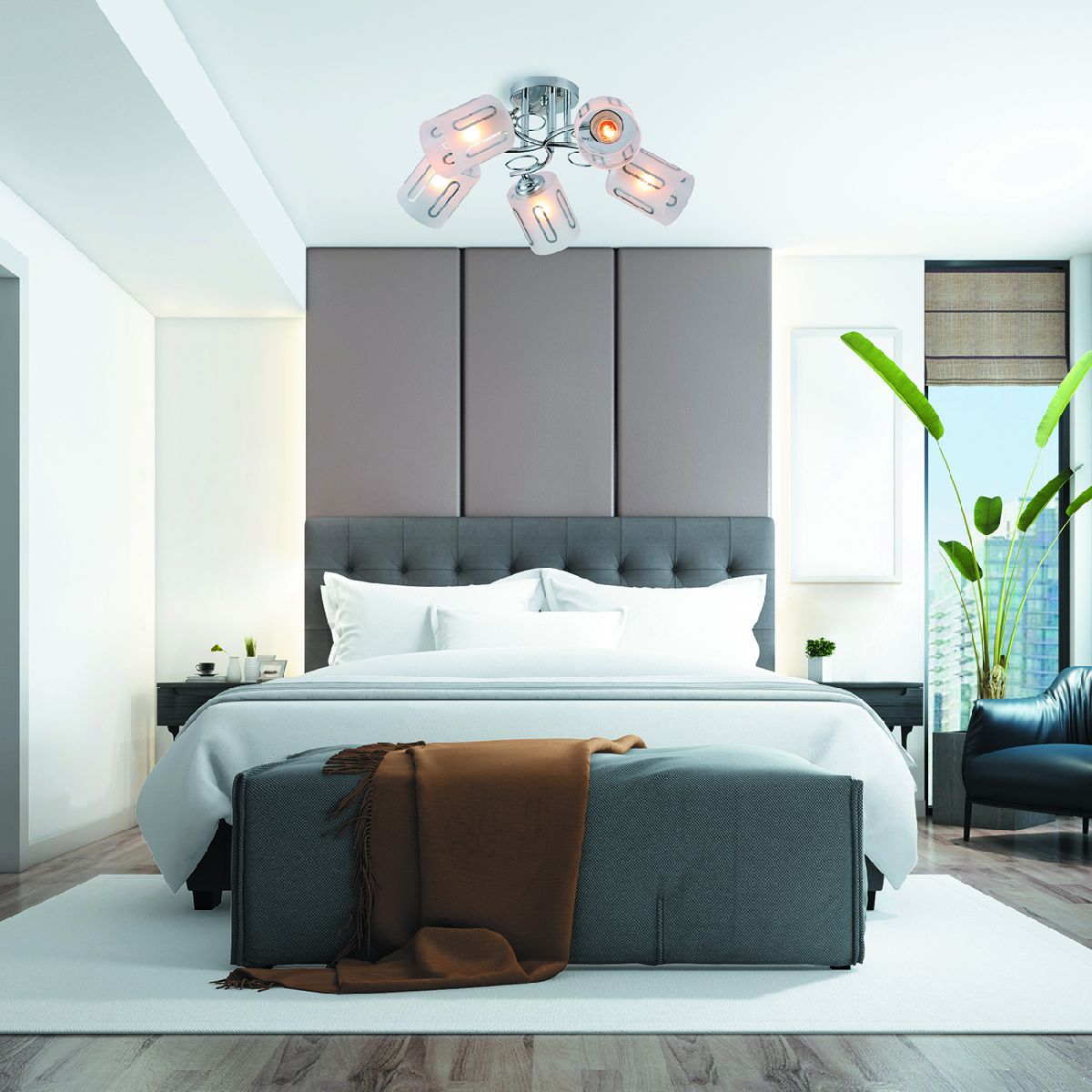 Потолочная люстра Escada Calluna 1120/5PL УЦ в #REGION_NAME_DECLINE_PP#