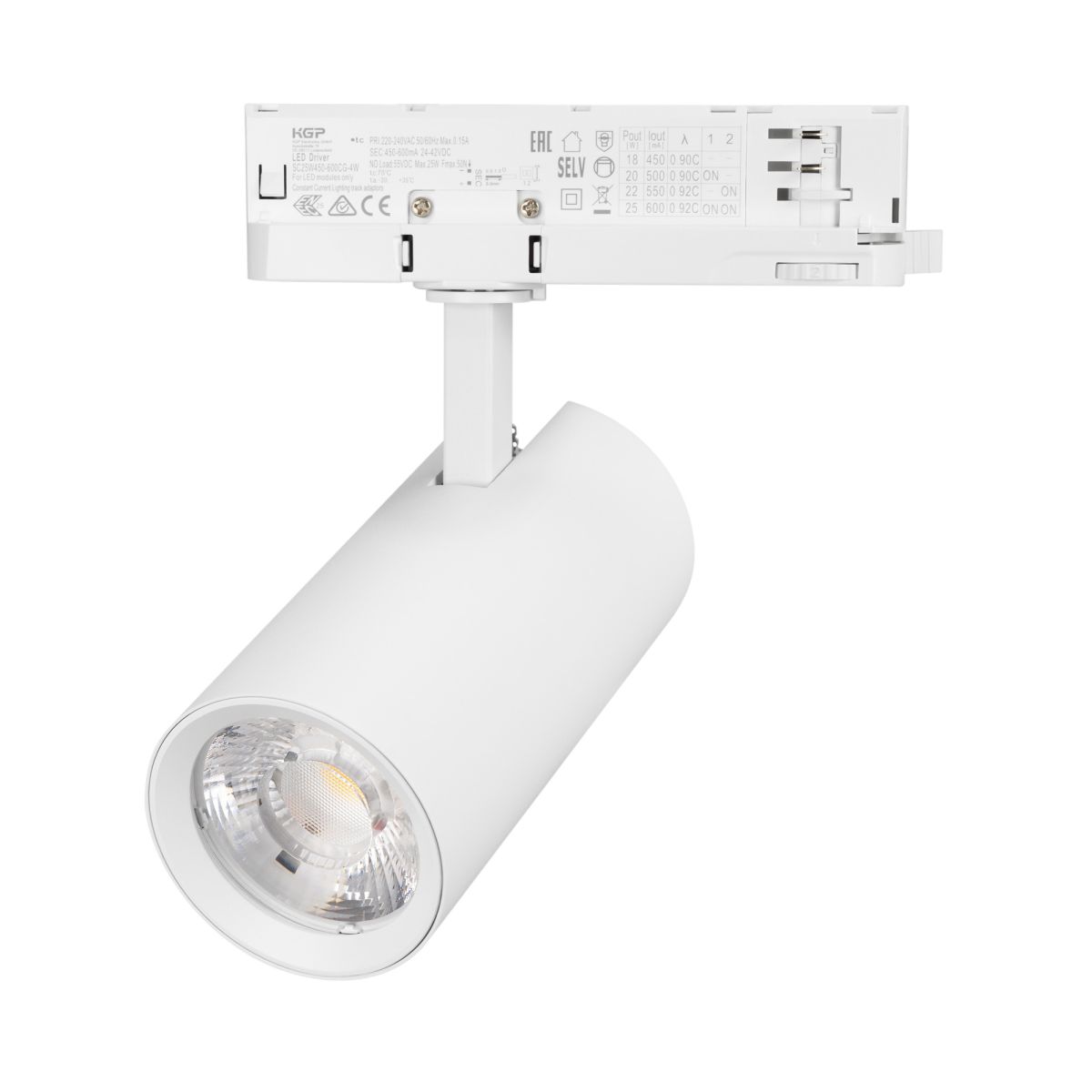 Трековый трехфазный светильник Arlight LGD-GERA-TRUECOLOR-4TR-R74-20W Warm3000 CRI98 (Белый, 36 deg, 230V) (IP20 Металл) 059909 в Санкт-Петербурге