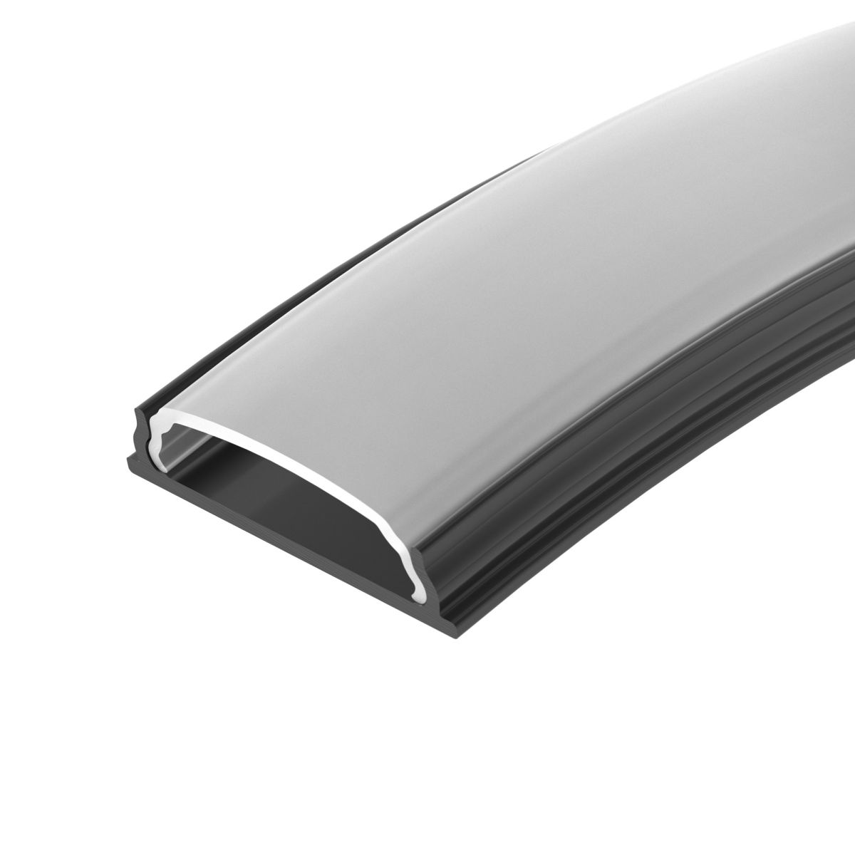 Профиль Arlight ARH-BENT-W18-3000 ANOD BLACK (Алюминий) 056205 в Санкт-Петербурге