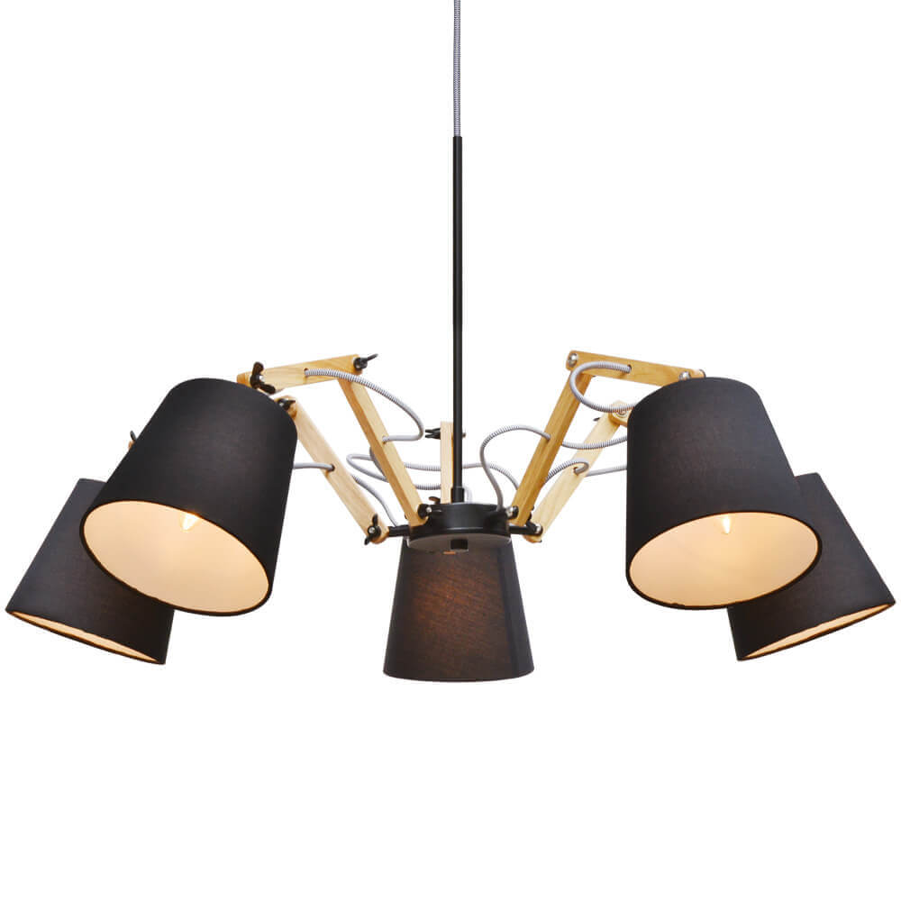 Подвесная люстра Arte Lamp Pinocchio A5700LM-5BK в #REGION_NAME_DECLINE_PP#