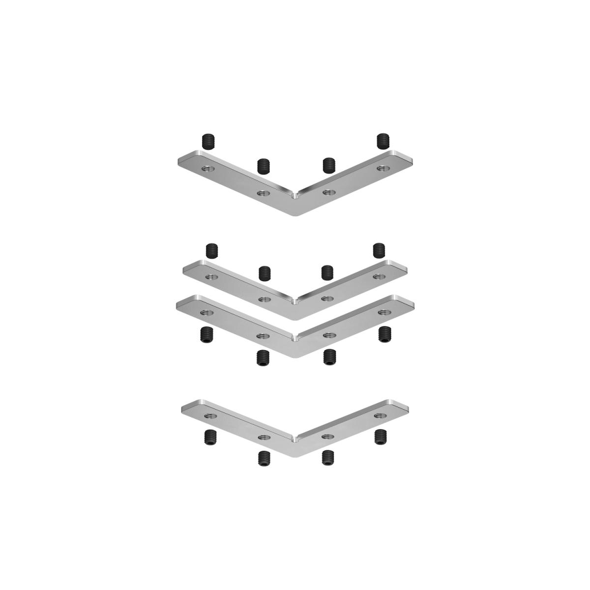 Комплект угловых соединителей трека Denkirs SMART SLOTT TR2019-AL в #REGION_NAME_DECLINE_PP#