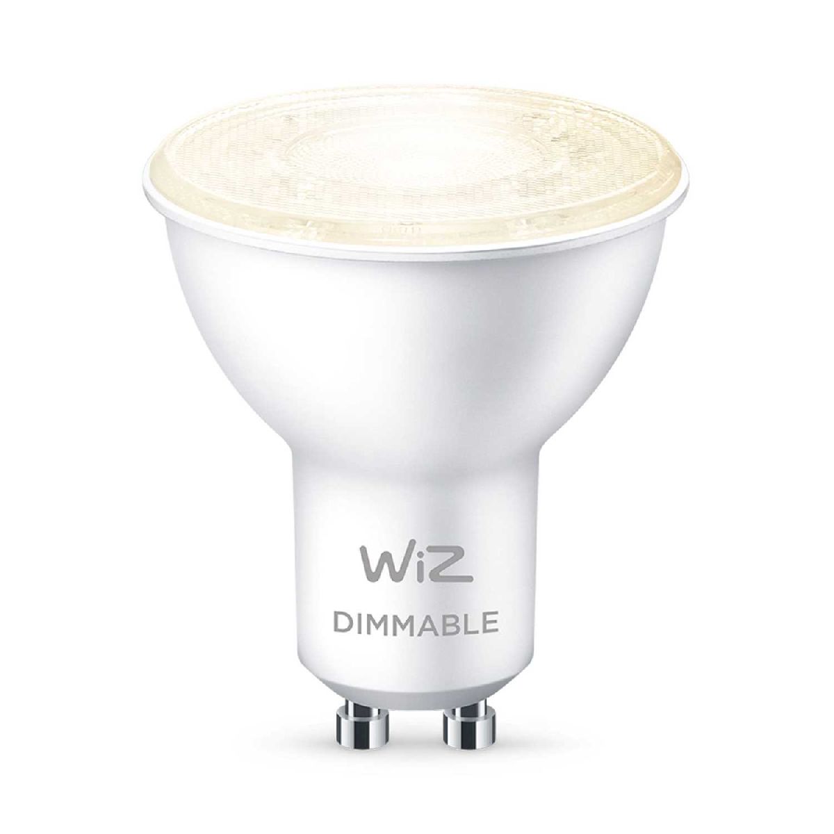 Умная светодиодная лампа Wiz Wi-Fi BLE50WGU10927 DIM1PF/6 GU10 4,7W 2700K 929002448102 в Санкт-Петербурге