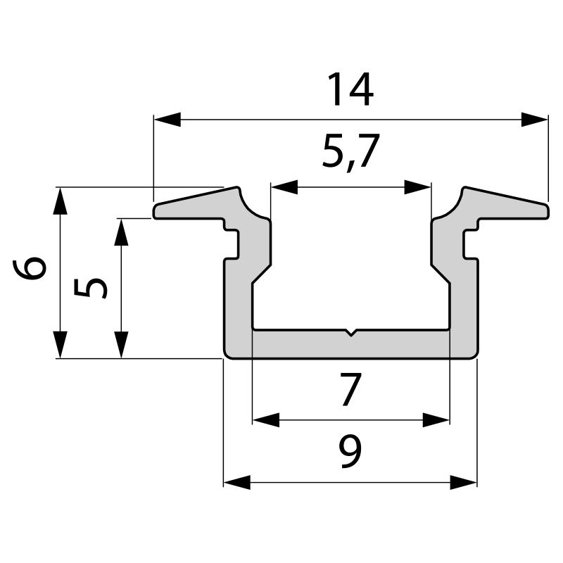 Профиль Deko-Light ET-01-05 975081 в Санкт-Петербурге