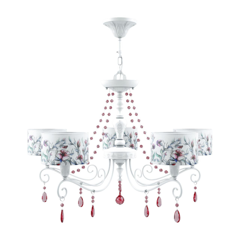 Подвесная люстра Lamp4you Provence E4-05-WM-LMP-Y-13-CRL-E4-05-PK-UP в Санкт-Петербурге