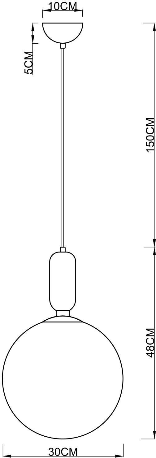 Подвесной светильник Arte Lamp Bolla-Sola A3330SP-1PB в #REGION_NAME_DECLINE_PP#