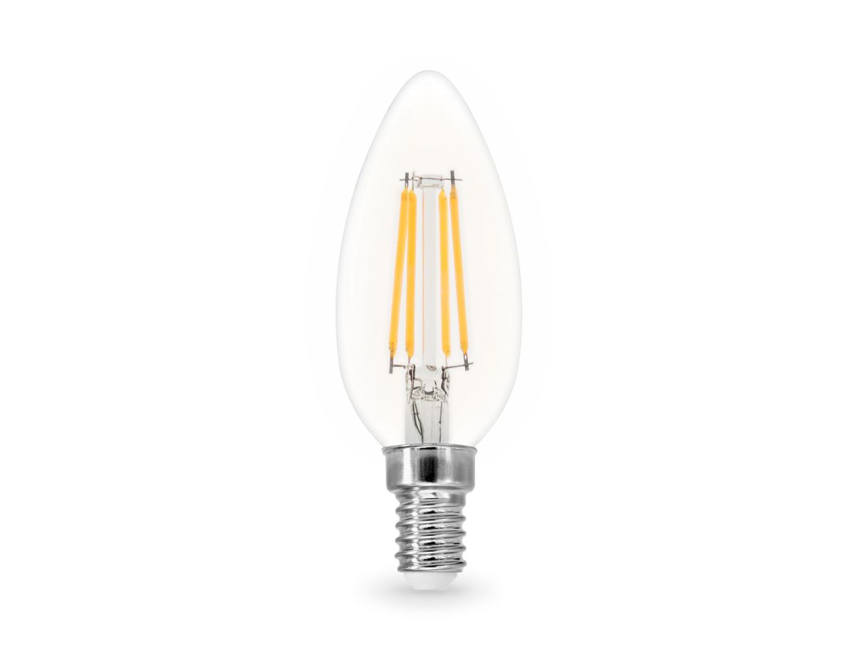 Филаментная светодиодная лампа Ambrella Light Bulbing E14 15W 4000K свеча 351514 в Санкт-Петербурге