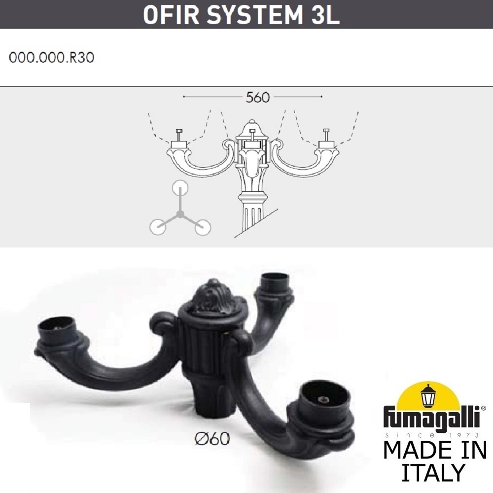 Парковый фонарь Fumagalli Globe G30.202.R30.AYF1R в Санкт-Петербурге