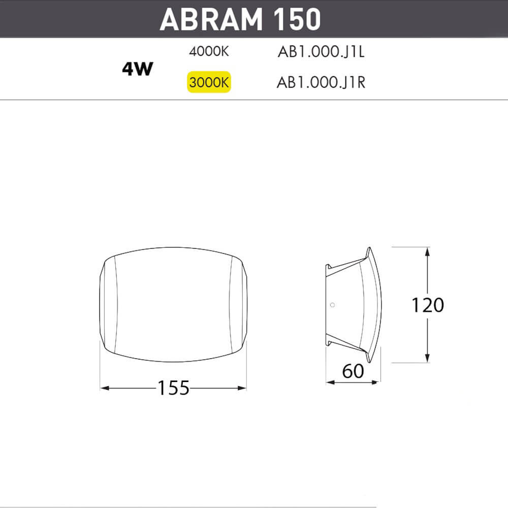 Уличный настенный светодиодный светильник Fumagalli Abram AB1.000.000.AXJ1L в Санкт-Петербурге