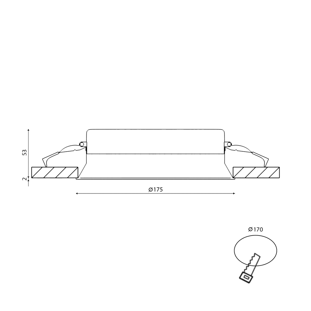 Встраиваемый светильник DesignLed BQ009120-WH-NW 003127 в Санкт-Петербурге