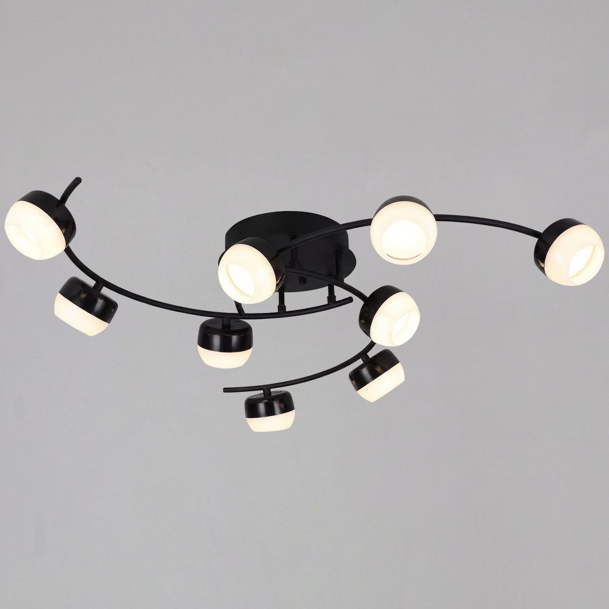 Потолочная люстра Reluce 90590-0.3-09 Black в Санкт-Петербурге