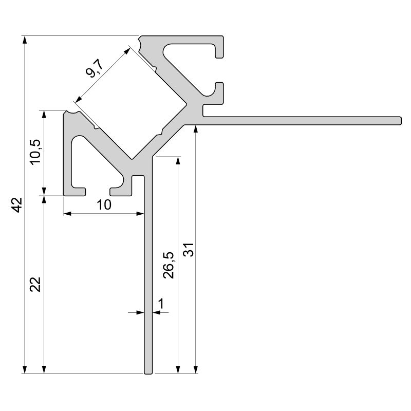 Профиль Deko-Light EV-02-08 975351 в Санкт-Петербурге