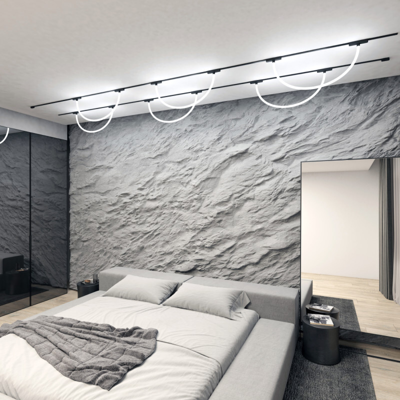 Трековый магнитный однофазный светильник Denkirs Air ray DK5357-BK в Санкт-Петербурге