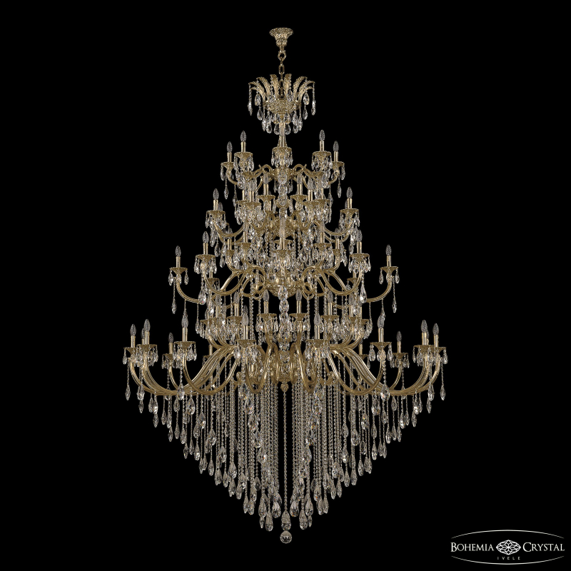 Подвесная люстра Bohemia Ivele Crystal Verona 72118/32+16+16+8/755/4D B G Y3 в Санкт-Петербурге