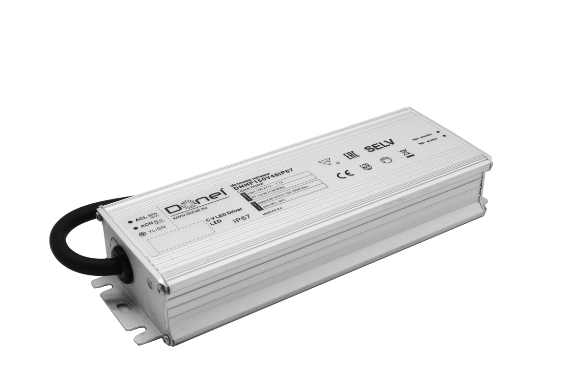 Блок питания Donel 150Вт DC48В 3.13A IP67 DNHF150V48IP67 в Санкт-Петербурге