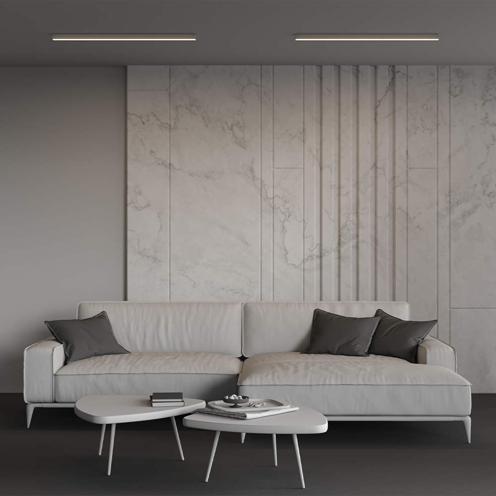 Линейный накладной светильник Maytoni Technical 3000K 35x35 (Серебро, 1 м) LL311003 в #REGION_NAME_DECLINE_PP#