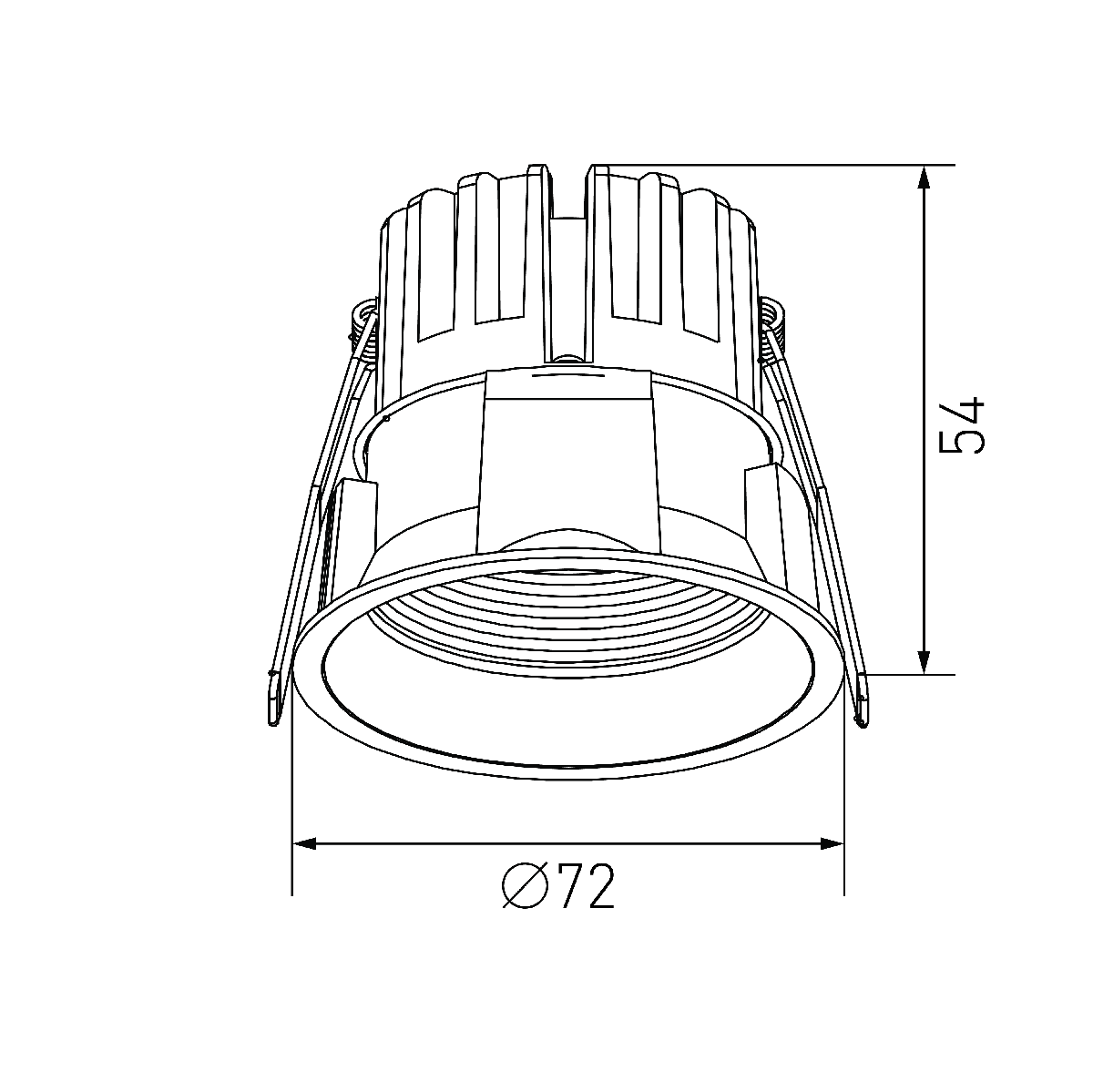 Встраиваемый светильник Designled DL-RE1202-WH-WW 011357 в Санкт-Петербурге