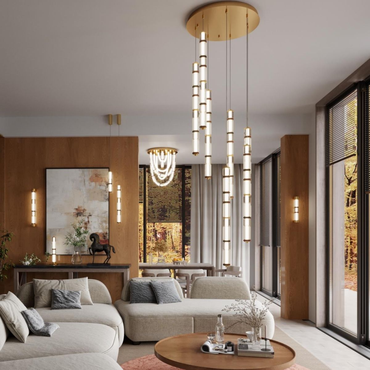 Подвесной светильник Odeon Light L-Vision Collier 5455/12L в Санкт-Петербурге