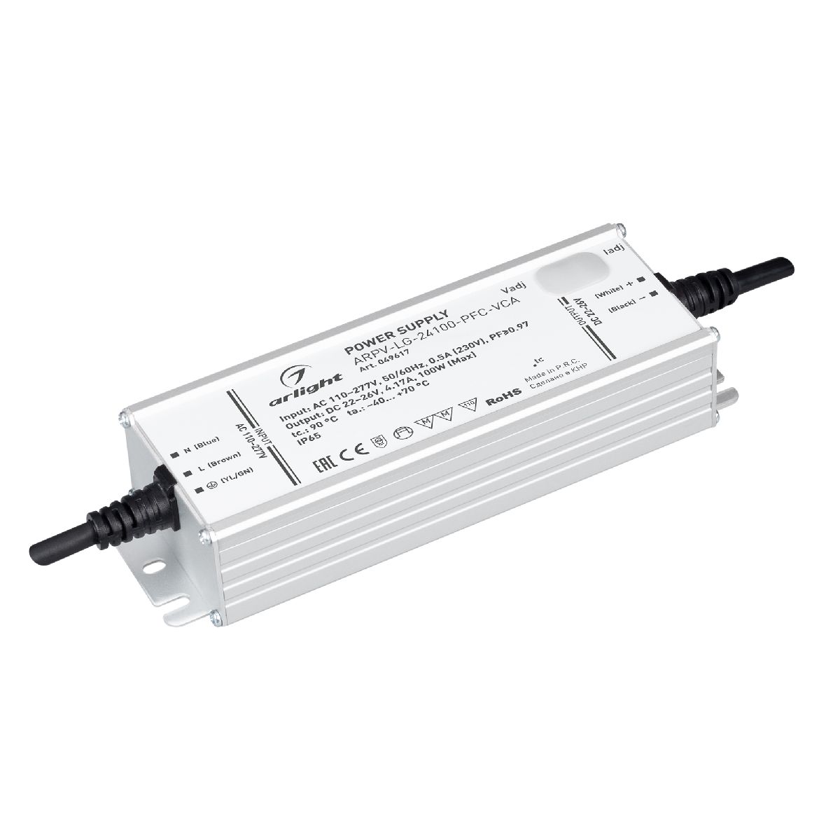 Блок питания Arlight ARPV-LG-24100-PFC-VCA (22-26V, 4.17A, 100W) 049617 в #REGION_NAME_DECLINE_PP#