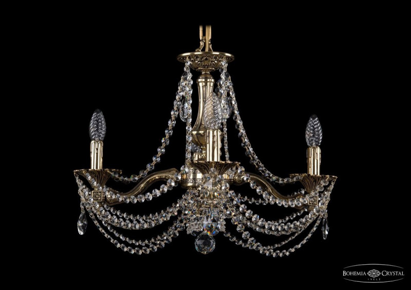 Подвесная люстра Bohemia Ivele Crystal BOHEMIA 1710 1710/4/160/C/GB в Санкт-Петербурге