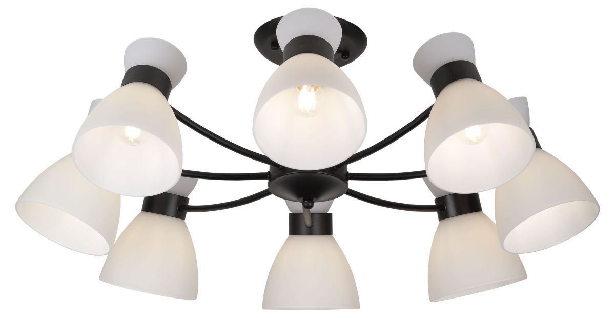 Люстра на штанге Rivoli Aemilia 9185-308 Б0069950 в #REGION_NAME_DECLINE_PP#