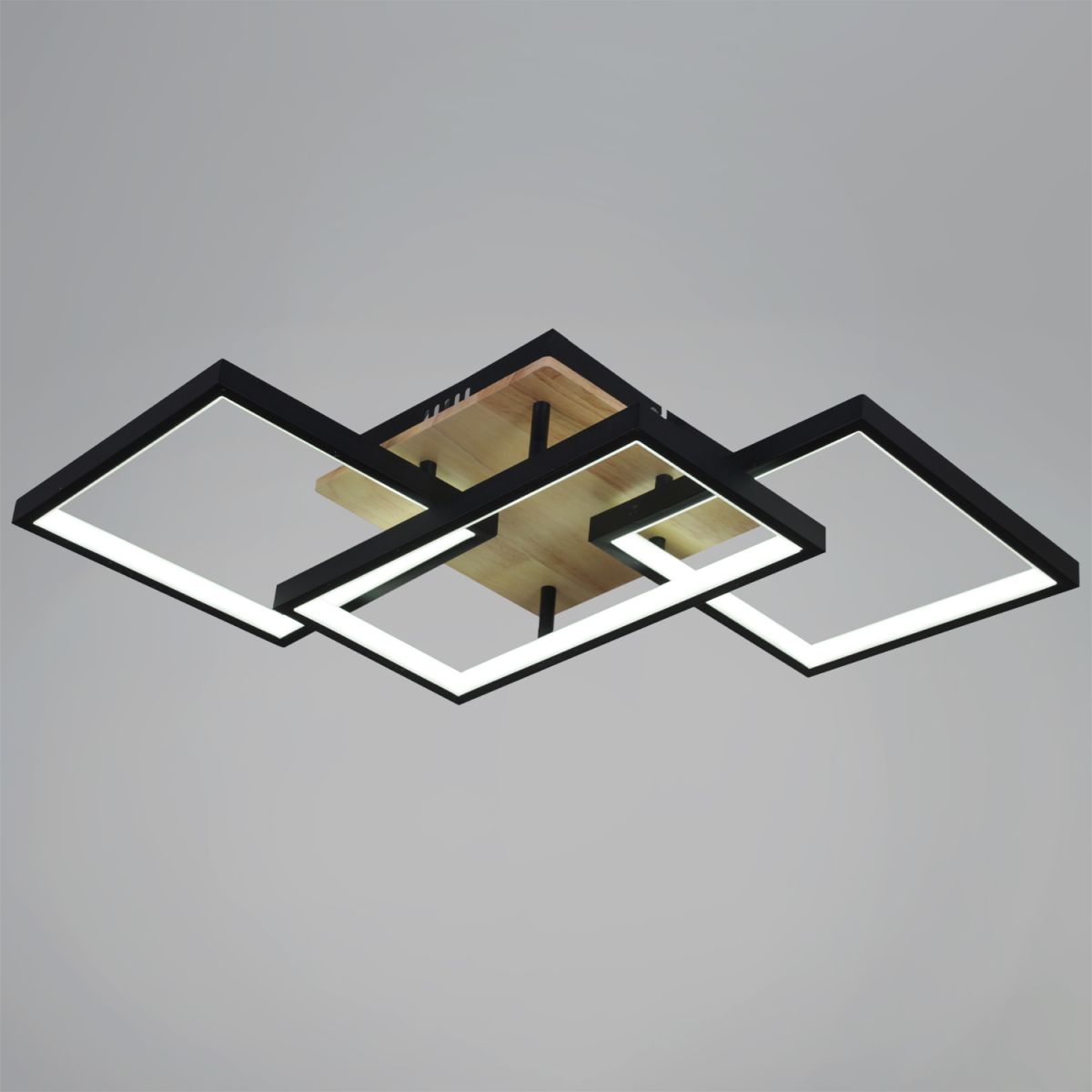 Потолочный светильник Reluce 49560-0.3-03 BK+WOOD в #REGION_NAME_DECLINE_PP#
