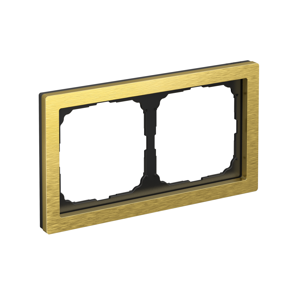 Рамка 2-ая Systeme Electric ArtGallery Pure Металл Золото GAL312402 в Санкт-Петербурге