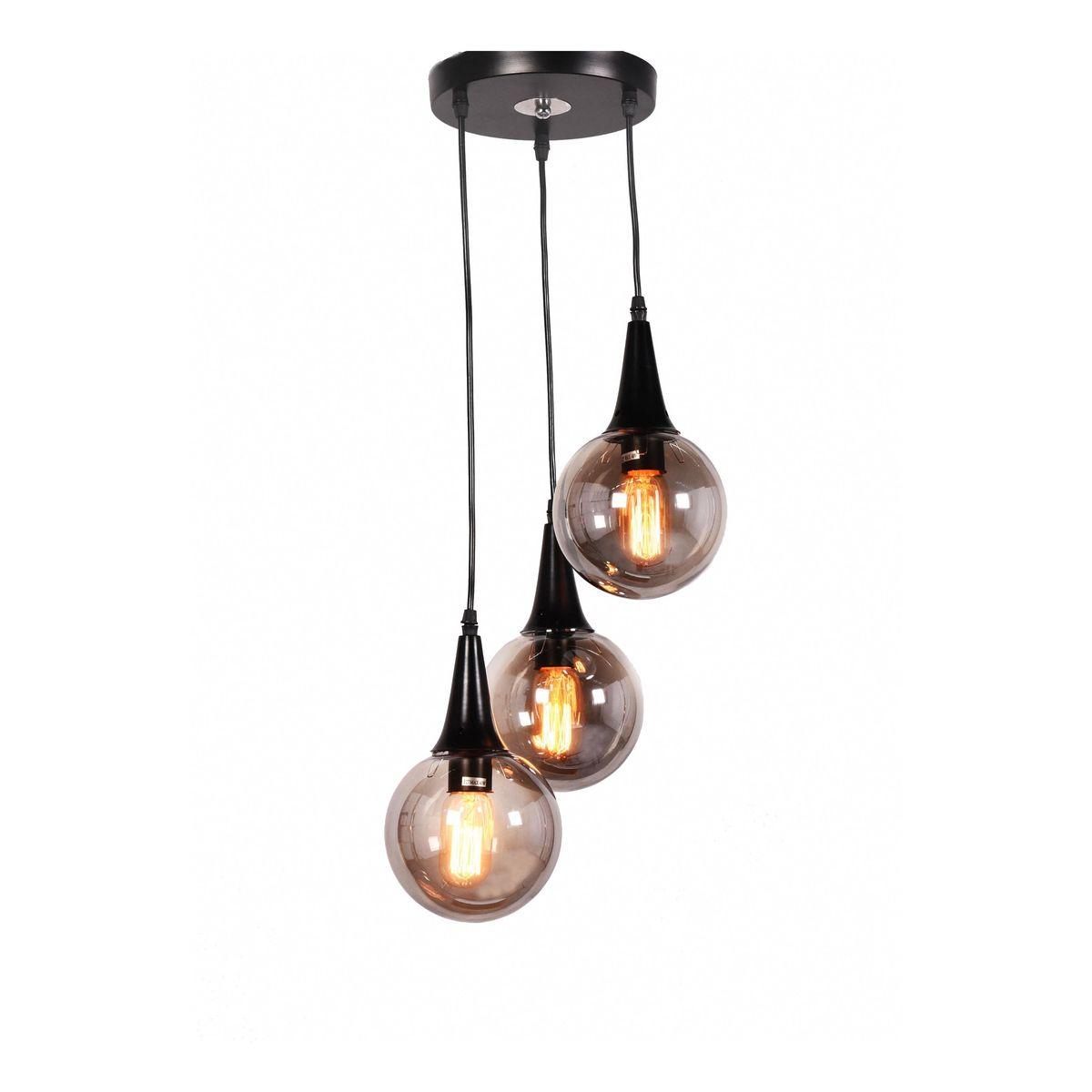 Подвесная люстра Lumina Deco Rocherro LDP 11191-3 BK в #REGION_NAME_DECLINE_PP#