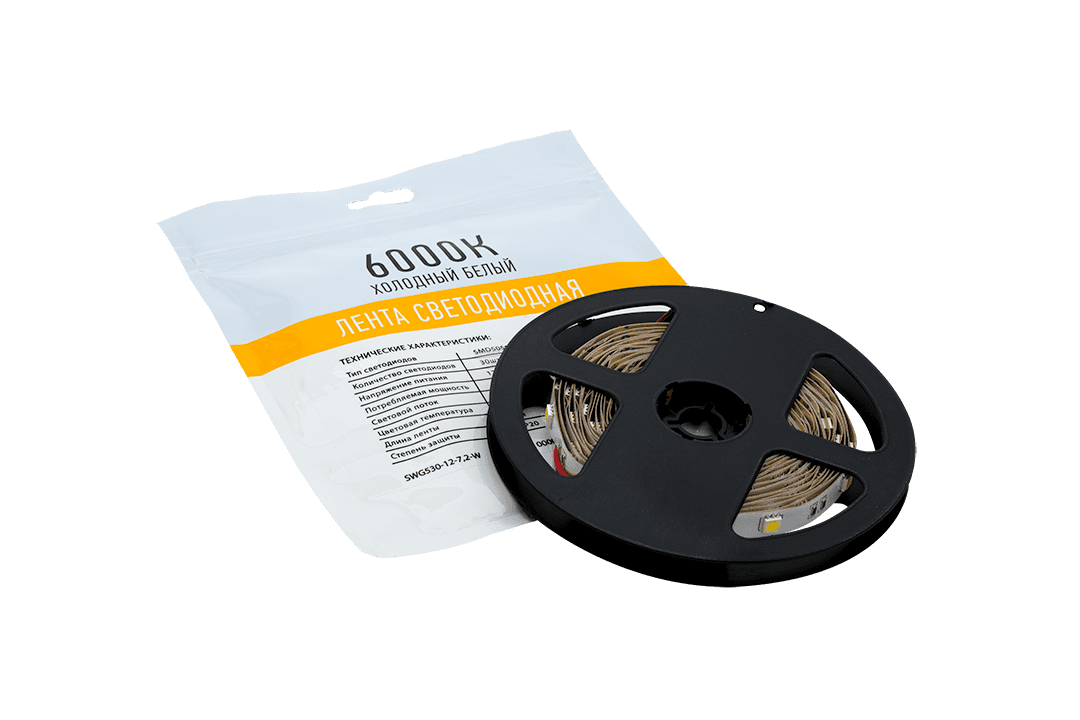 Светодиодная лента SWG SWG530-12-7.2-W-M 009261 в #REGION_NAME_DECLINE_PP#
