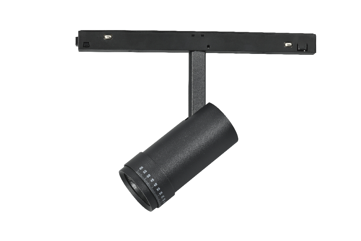 Трековый магнитный светильник iLedex Vision ZOOM 4822-020-D47-10W-10/60DG-3000K-BK в Санкт-Петербурге