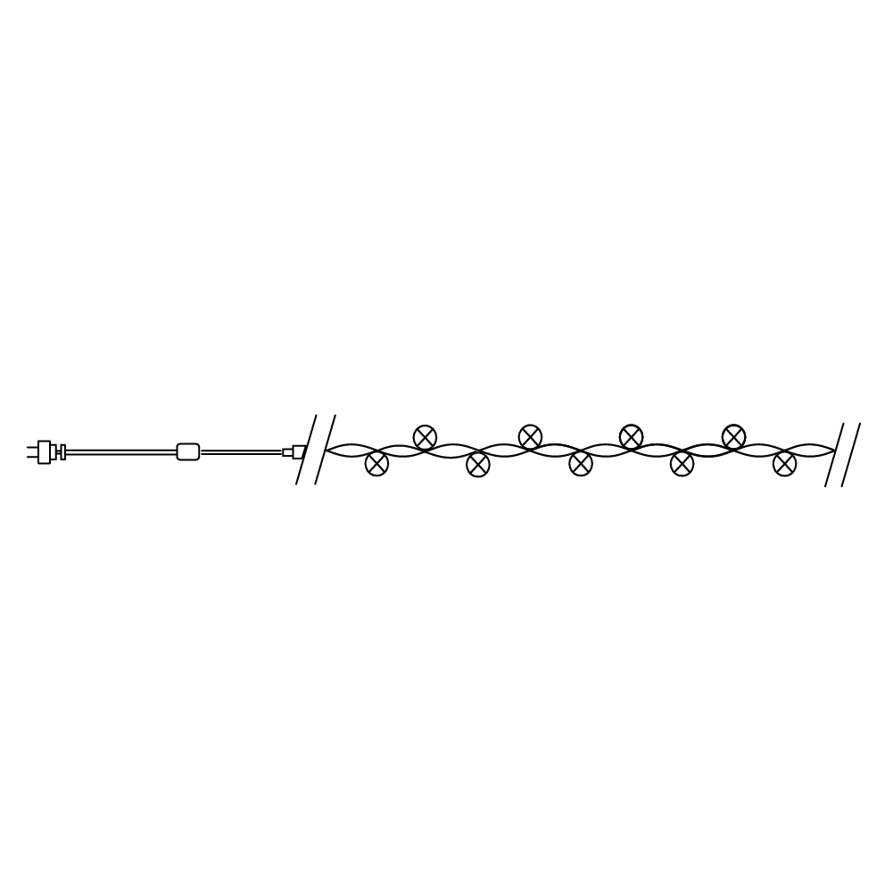 Гирлянда линейная с эффектом стробов Feron CL07 400LED (синий) 32318 в #REGION_NAME_DECLINE_PP#
