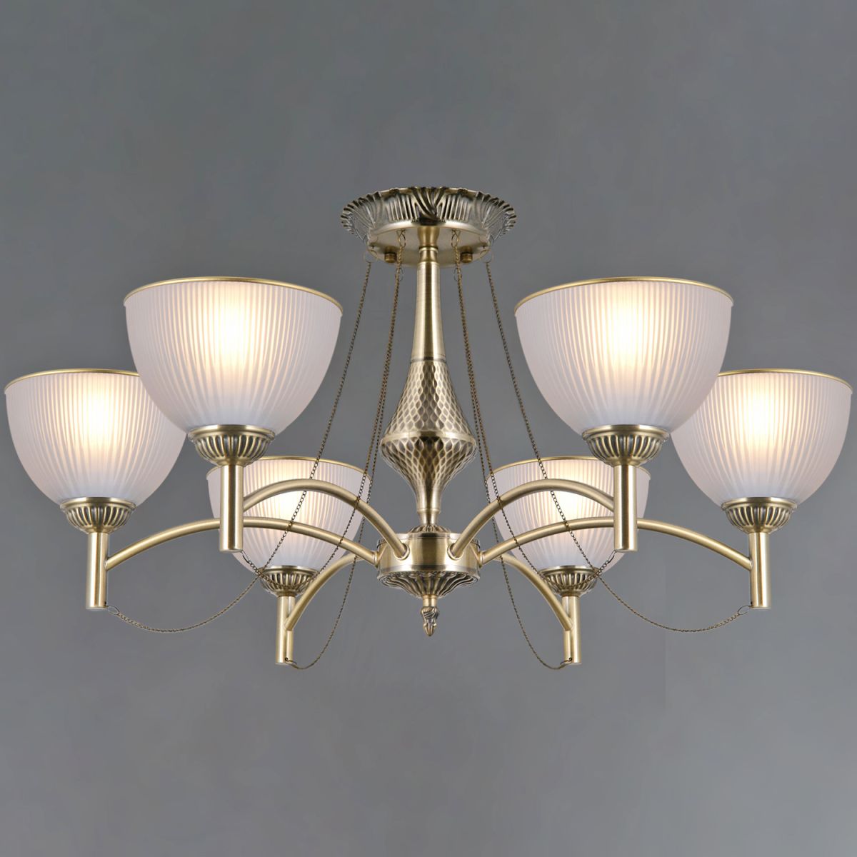 Люстра на штанге Illumico IL0653-6CSQ-25AB ELITE в Санкт-Петербурге