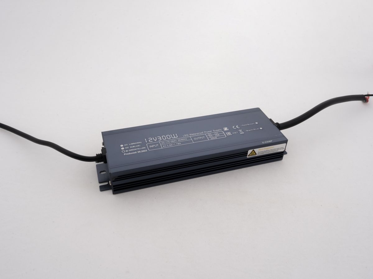 Блок питания LEDS POWER 300Вт 12В IP67 алюминий SLIM 003122 в Санкт-Петербурге