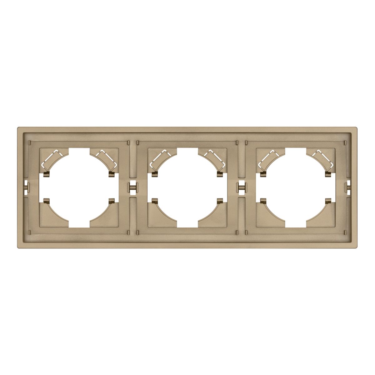 Рамка пластиковая на 3 поста Arlight FRM-TENDO-SFPL-3-GD 054651 в Санкт-Петербурге