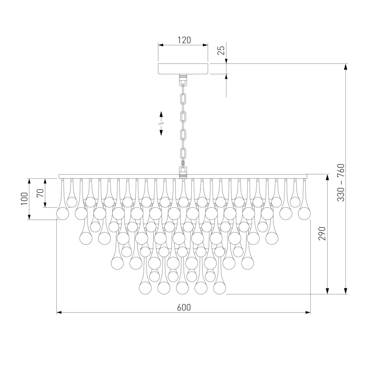Подвесная люстра Bogate's Gutta 476/8 a068863 в Санкт-Петербурге