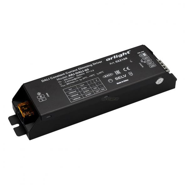 Блок питания Arlight ARJ-DALI-60 (60W, 1050/1200/1400mA, DALI, PFC) 022169 в Санкт-Петербурге