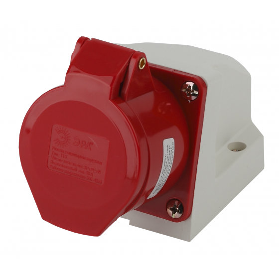 Розетка ЭРА R(OUT)-16-3P-PE-N-IP44 стационарная наружная 115 3Р+РЕ+N 16А 380В IP44 Б0032876 в Санкт-Петербурге