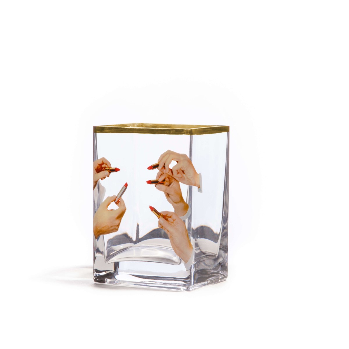 Ваза Lipsticks Small Seletti Toiletpaper Glass Vase 14123 в Санкт-Петербурге