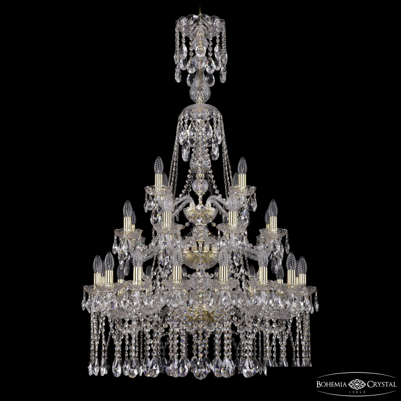 Подвесная люстра Bohemia Ivele Crystal 1413/16+8+4/300/XL-134/3d G в Санкт-Петербурге