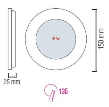 Встраиваемый светодиодный светильник Horoz Slim-6 6W 6400K 056-003-0006 HRZ33002848 в Санкт-Петербурге