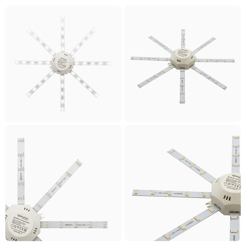 Комплект светодиодных линеек Apeyron Звездочка 220В 5730 16Вт 4000К IP30 02-44 в Санкт-Петербурге