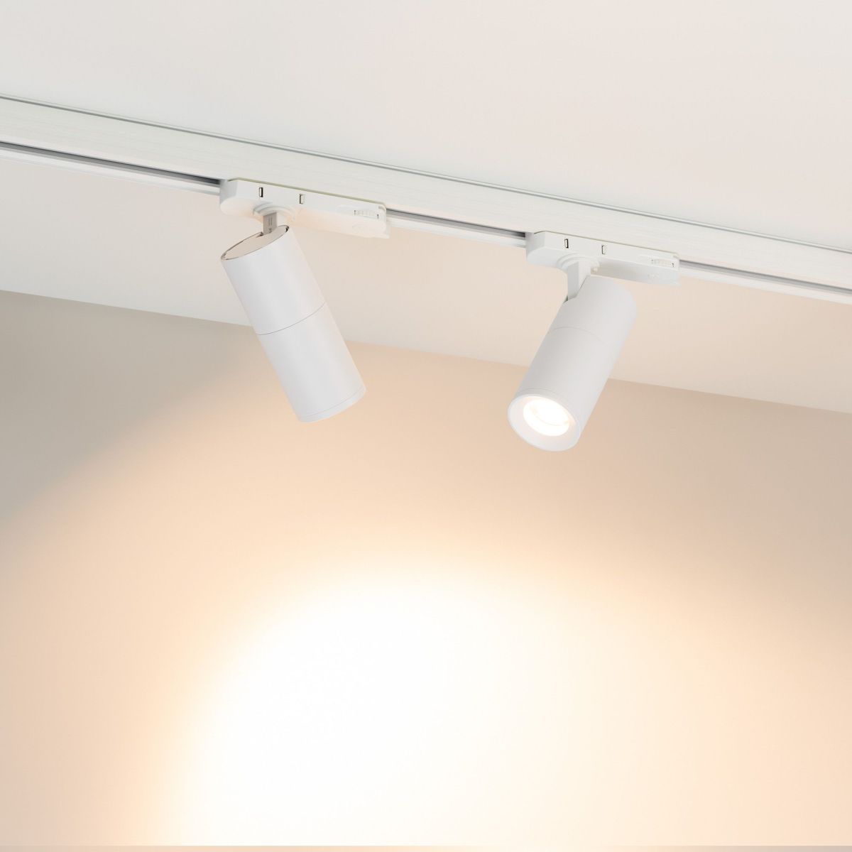 Трековый трехфазный светильник Arlight LGD-ARTEMIS-TRACK-4TR-R55-12W Warm3000 (WH, 8-80 deg, 230V, DALI) 057689 в Санкт-Петербурге