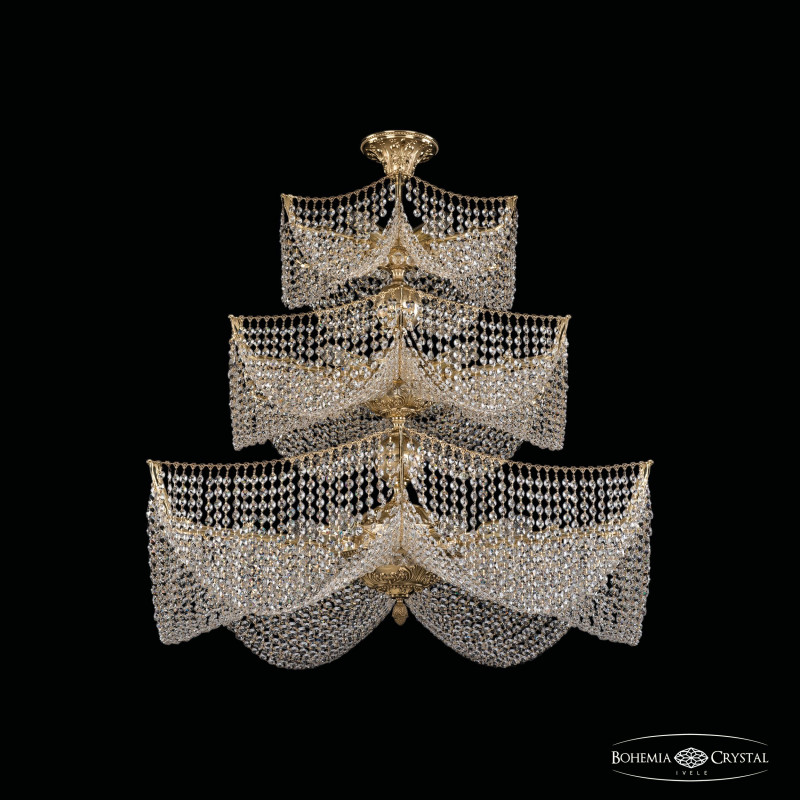 Люстра на штанге Bohemia Ivele Crystal 77171/95/21/3d G в Санкт-Петербурге