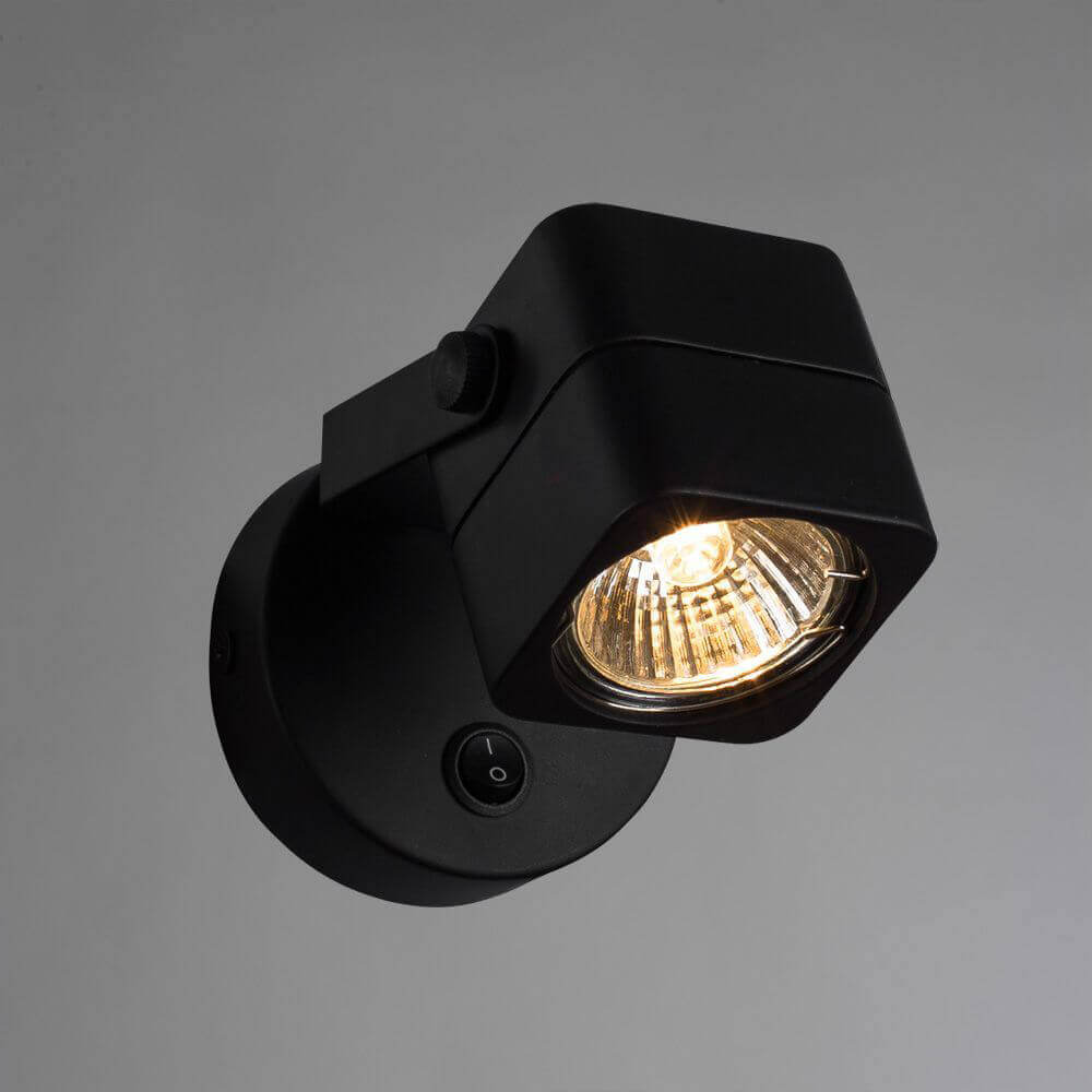 Спот Arte Lamp Lente A1314AP-1BK в Санкт-Петербурге