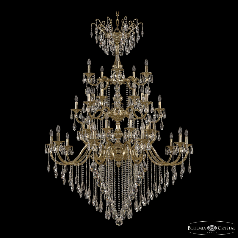 Подвесная люстра Bohemia Ivele Crystal Verona 72118/20+10+5/520/3d B G Y1 в Санкт-Петербурге