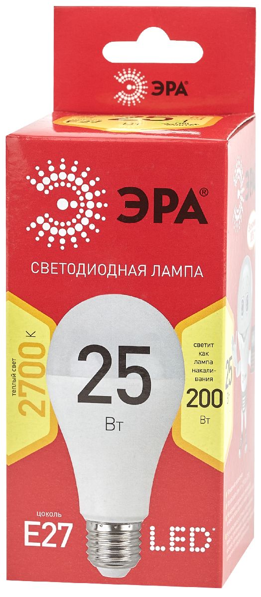 Лампа светодиодная Эра E27 25W 2700K LED A65-25W-827-E27 R Б0048009 в Санкт-Петербурге