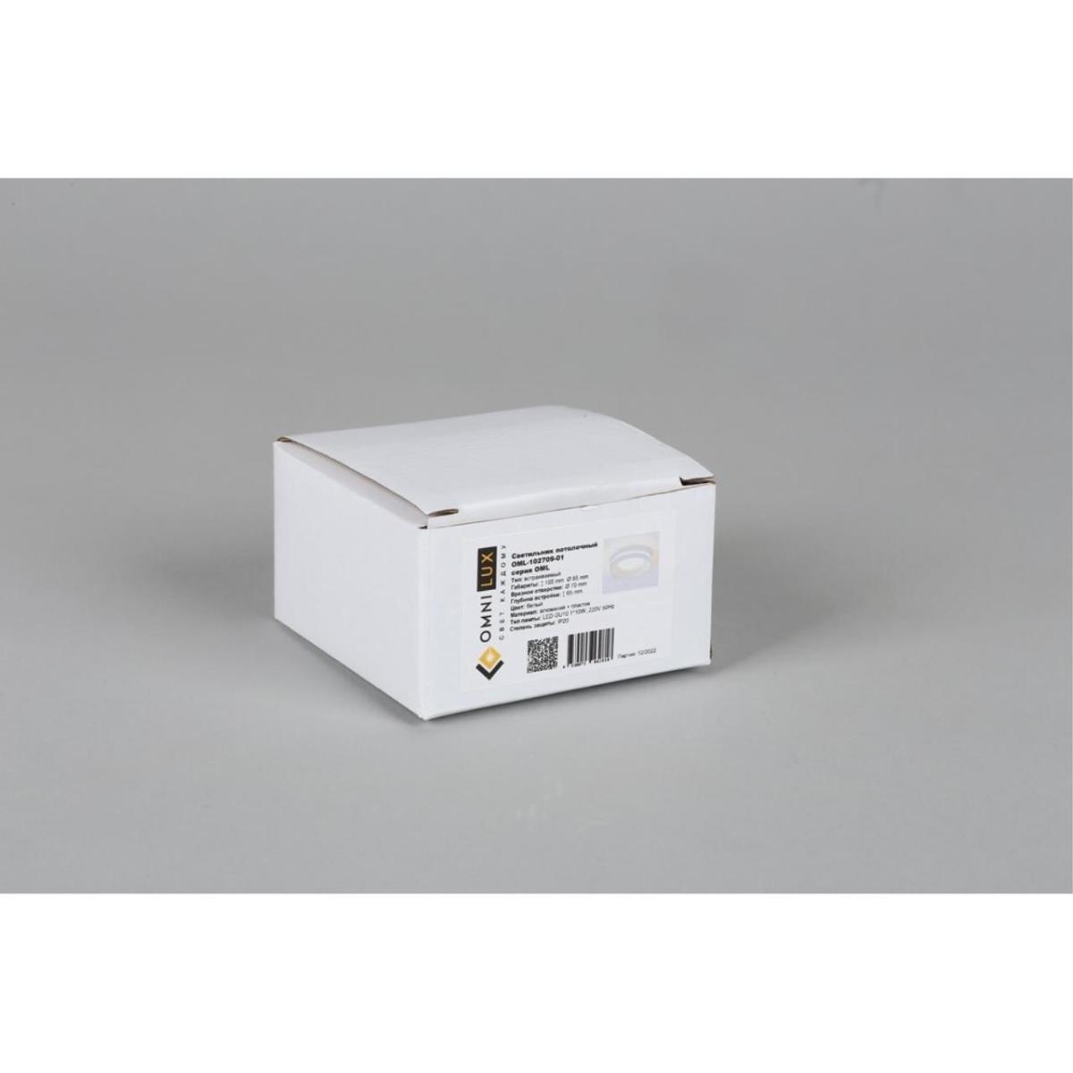 Встраиваемый светильник Omnilux Napoli OML-102709-01 в Санкт-Петербурге