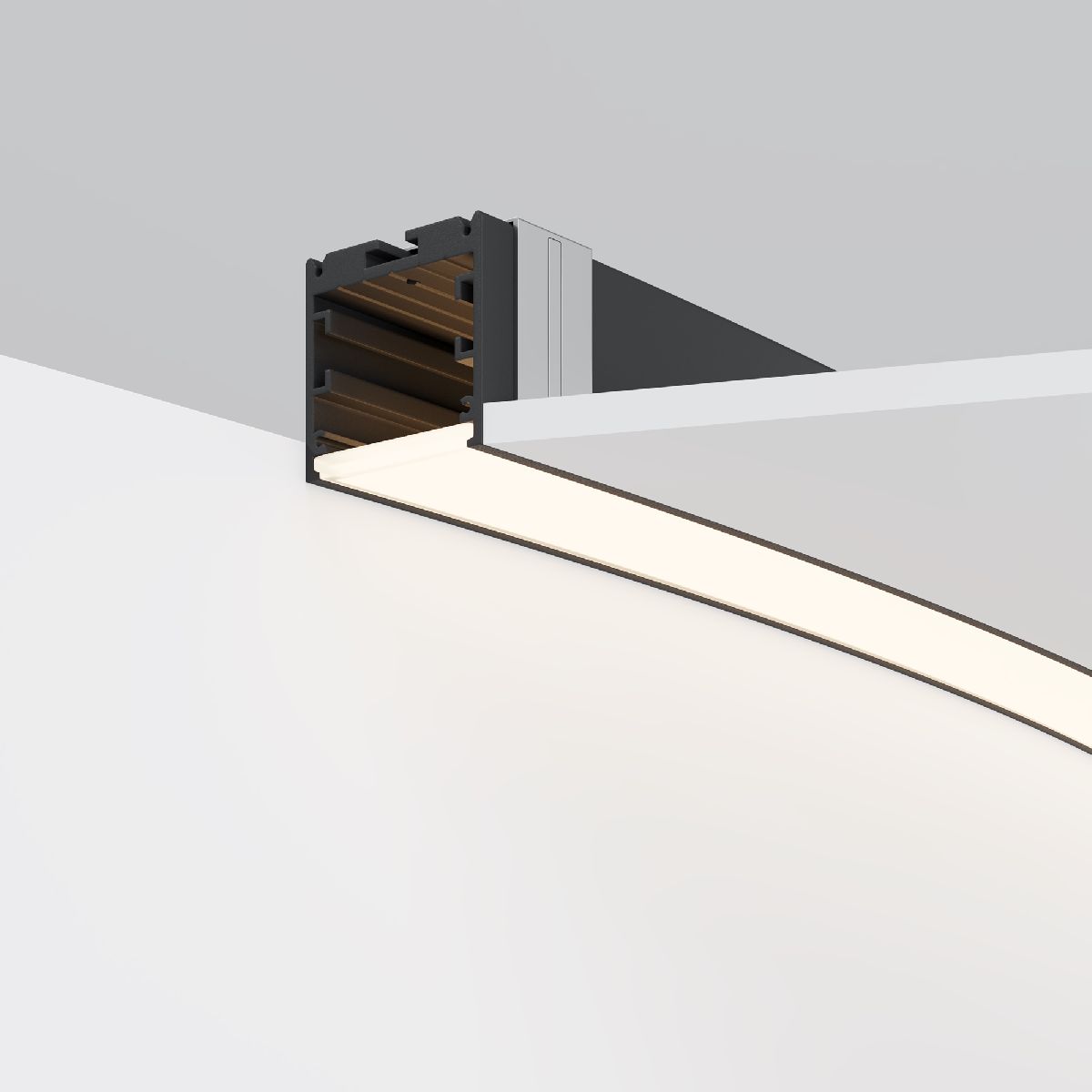 Радиусный профиль Maytoni Led strip ALM-3535R-B-D-45°-3M в Санкт-Петербурге