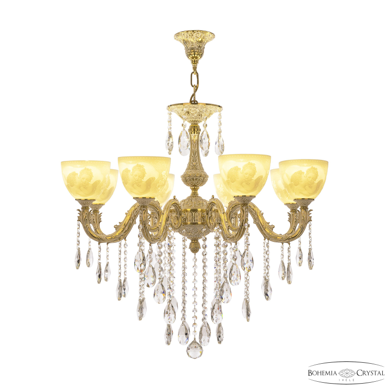 Подвесная люстра Bohemia Ivele Crystal Florence 71101/8/250 B GW P1 U Angel в Санкт-Петербурге